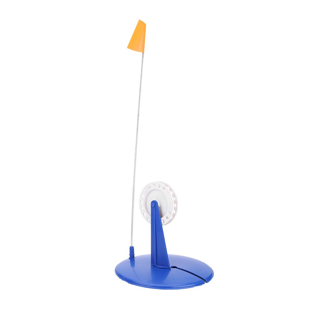 Demeras Ice Fishing Flag - Portable Tip-Up Ice Fishing Pole & Rod for Freshwater Fishing | Perfect for Ice Fishing, Hiking & Winter Outdoor Activities