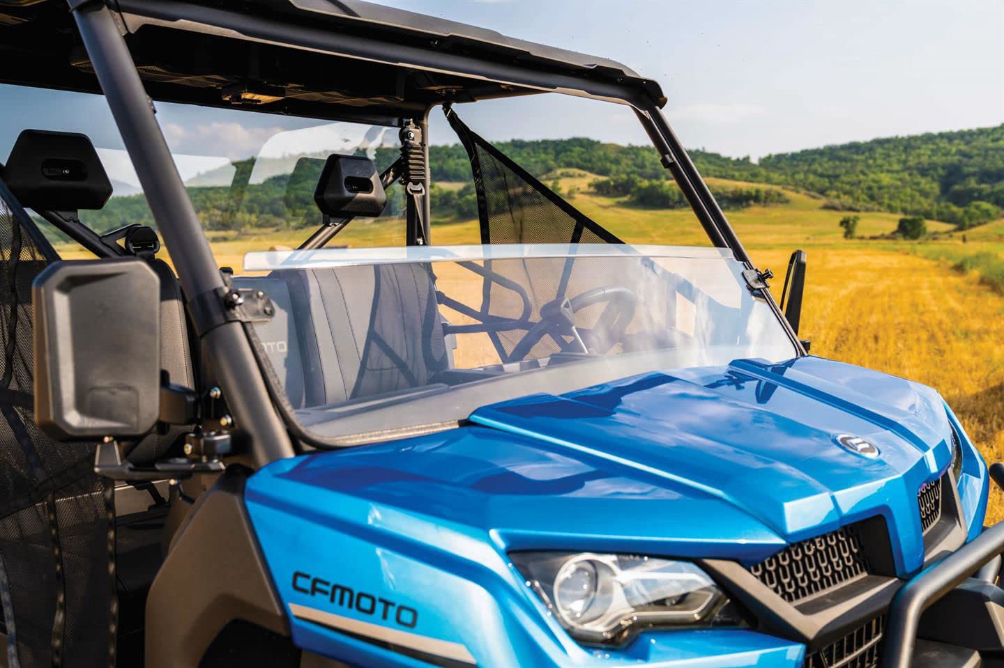 CF MOTO UFORCE 1000 Half Windshield (5SYV-805300-1000) - Compatible with 2019-2022 Models - Durable ATV Windshield for Off-Road Protection & Adventure Riding
