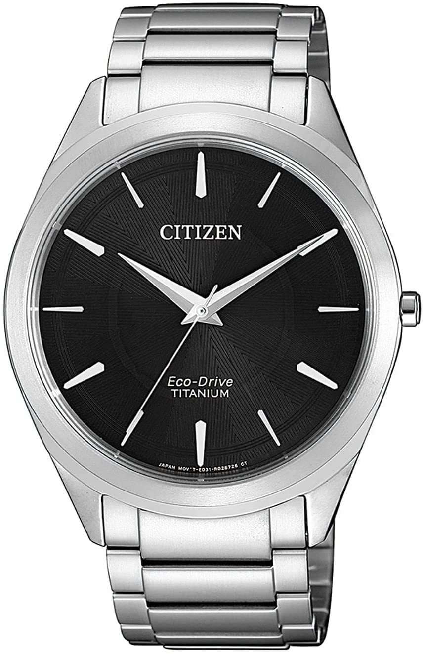 Citizen Men's Eco-Drive Stainless Steel Analog Watch - Water Resistant, Solar Powered for Business, Casual & Outdoor Activities