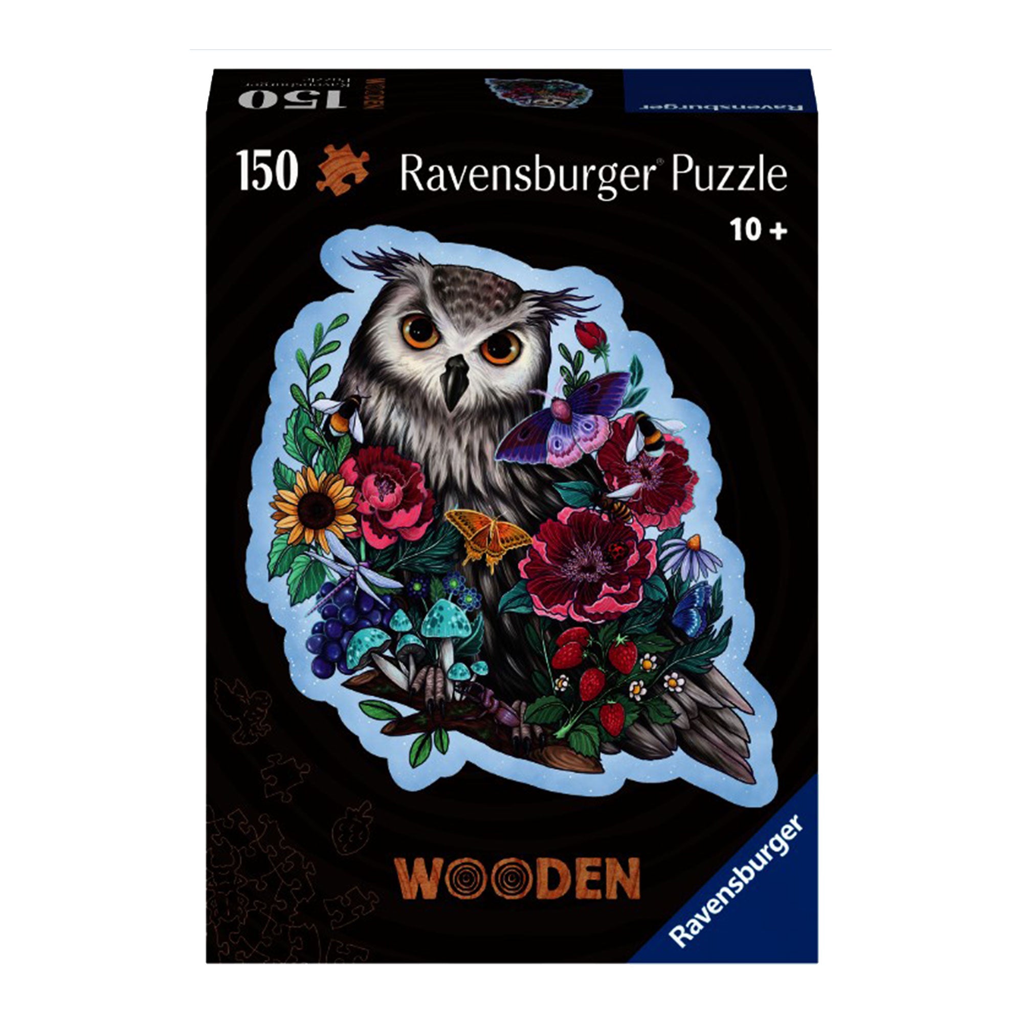 150 Piece Wooden Owl Puzzle - Fun & Challenging Animal Jigsaw for Adults & Kids - Perfect for Family Game Night, Classroom Activities & Stress Relief
