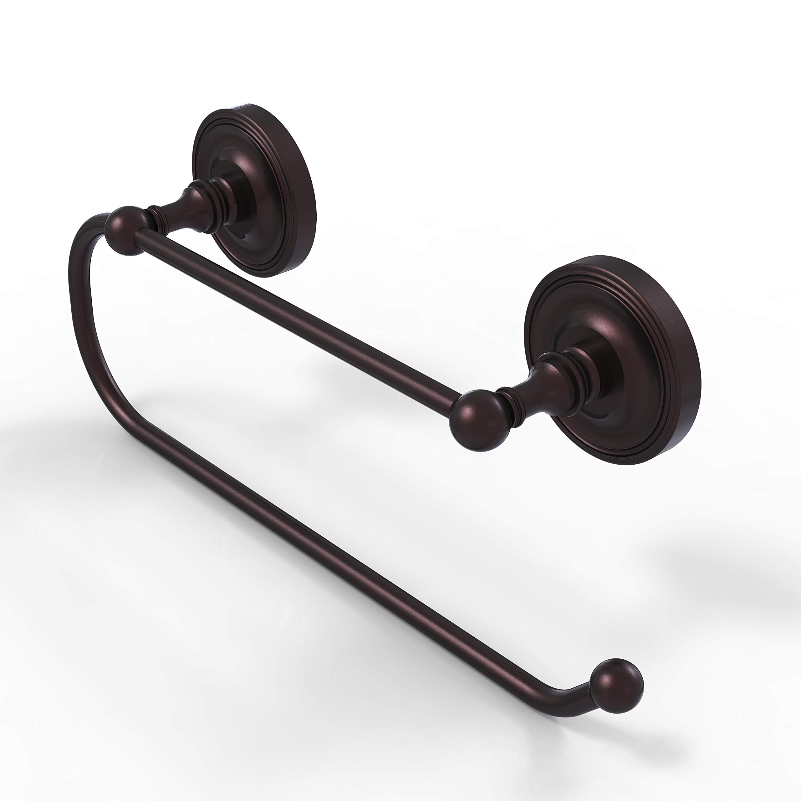 Allied Brass Prestige Regal Wall Mounted Paper Towel Holder in Antique Bronze - Perfect for Kitchen, Bathroom & Office Organization
