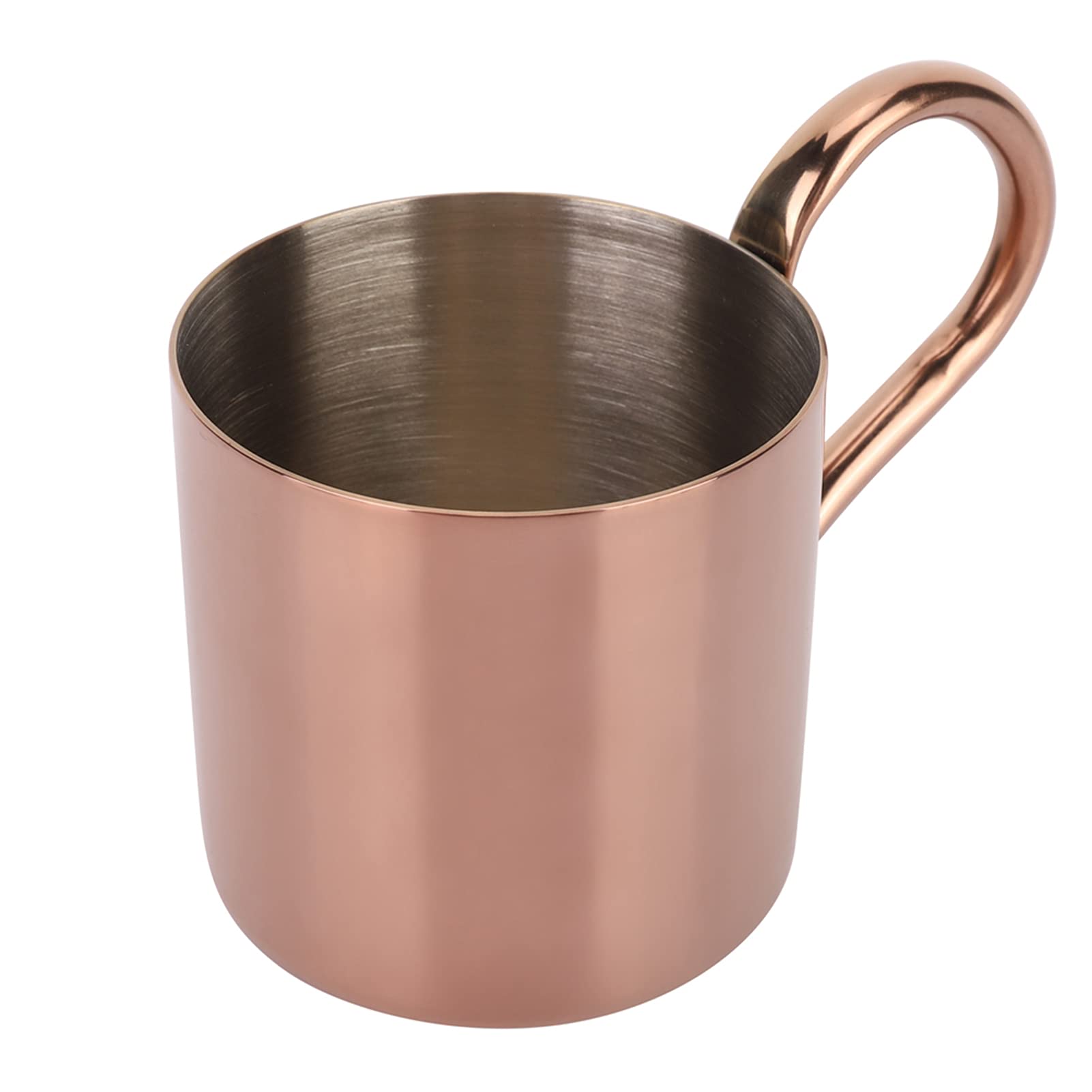 Premium 10oz Stainless Steel Moscow Mule Mugs Set of 2 - Copper Cocktail Cups for Moscow Mule, Beer, Wine & Coffee | Rose Gold Barware for Home, Parties & Gifts | Ideal for Cocktails, Iced Drinks & Entertaining