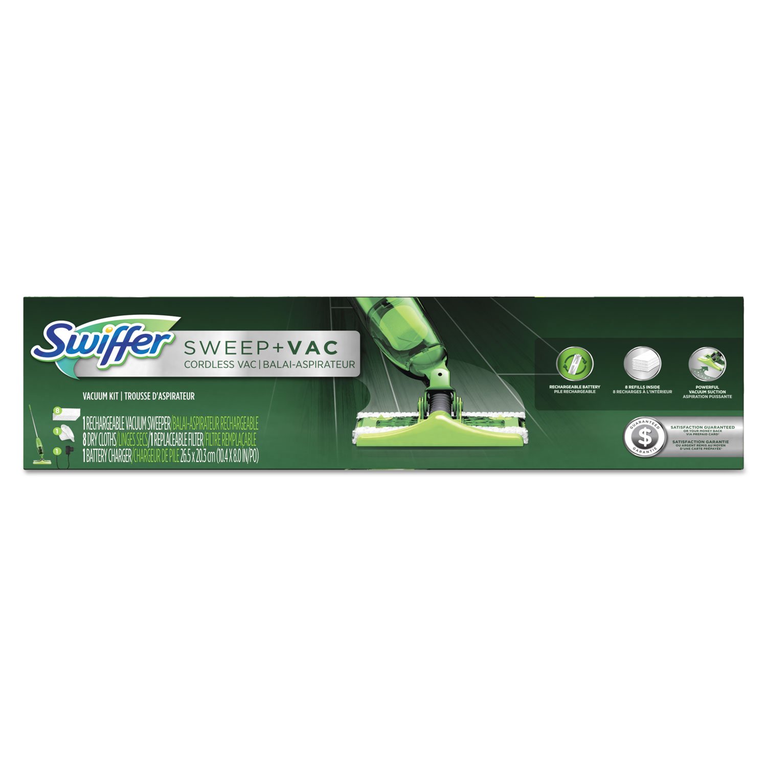 Swiffer Sweep & Vac Starter Kit - 2 Pack for Hard Floors