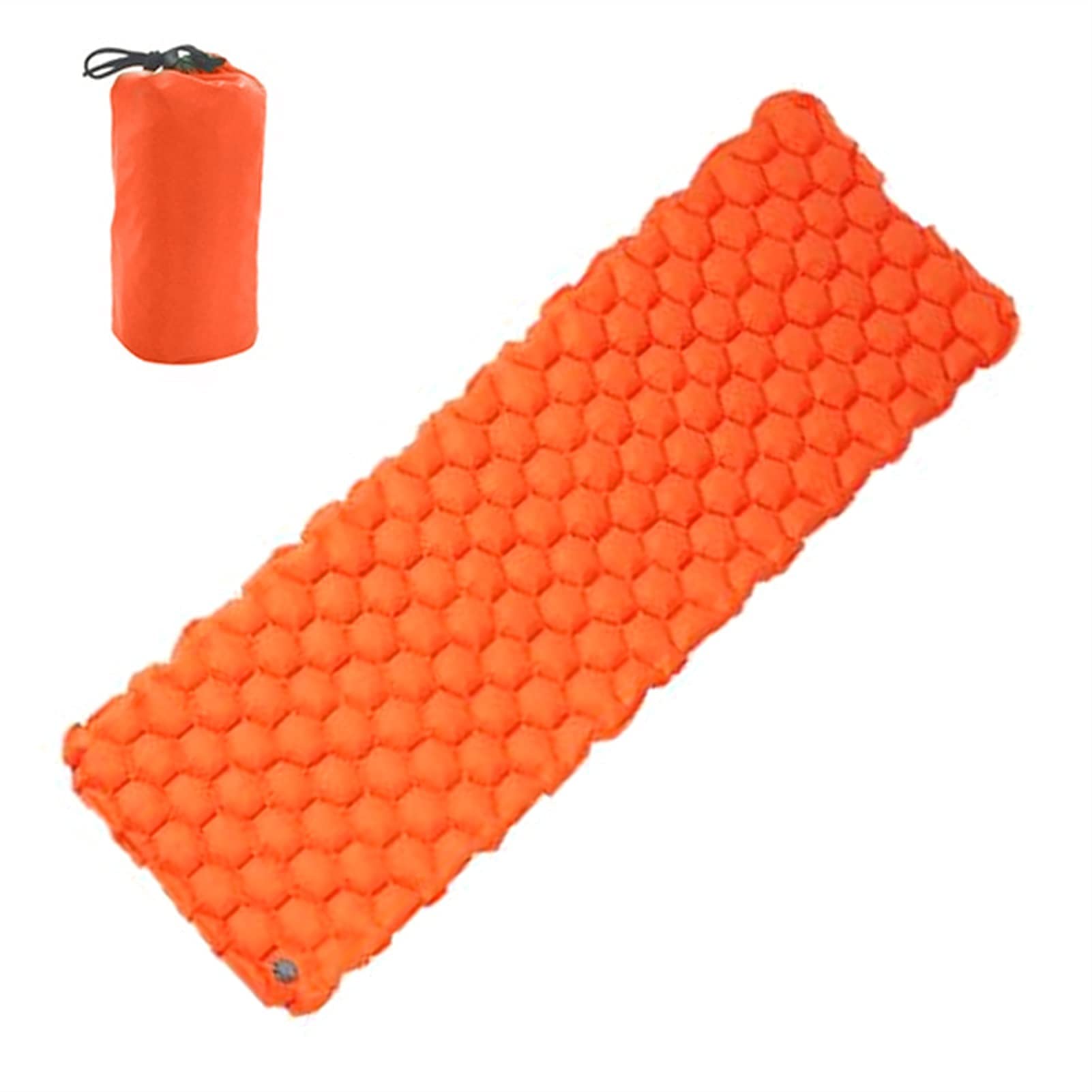 Ultralight Inflatable Sleeping Pad for Camping - Moisture-Proof Portable Air Mattress for Hiking, Backpacking & Travel - Navy Blue Camping Mat for Outdoor Adventures & Guest Beds