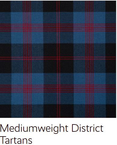 HOE Mediumweight District Tartan Scarf - Classic Plaid Wool Wrap for Men & Women - Perfect for Winter, Fall, and Formal Occasions