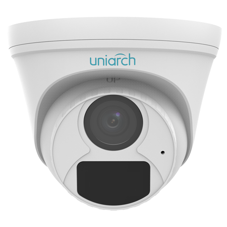 Uniview IPC T124 APF28K 4MP Fixed Turret Security Camera with 2.8mm Lens - Indoor/Outdoor Surveillance for Home, Office & Business Security