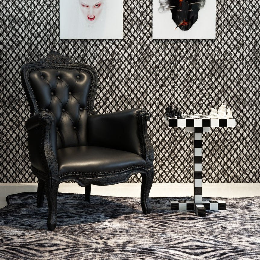 Moooi Modern Chess Table Set - Luxury Wooden Chess Board with Storage & Game Pieces - Perfect for Living Room, Office, or Game Room Decor