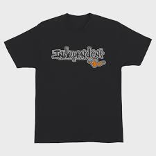 Independent Gonz Bar Graphic T-Shirt for Men - Black Cotton Tee - Streetwear Fashion for Casual Wear & Urban Style