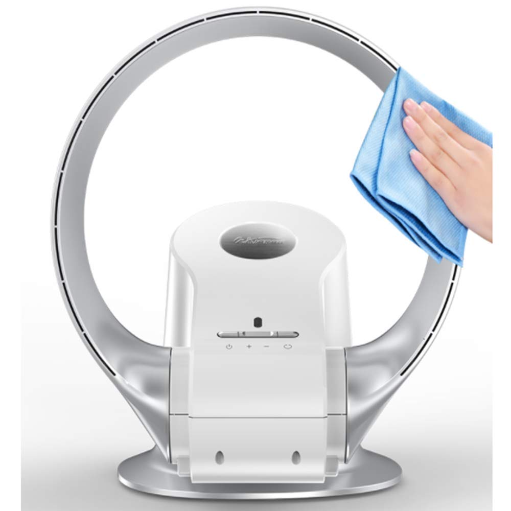 Bladeless Wall Fan - Ultra Quiet Desktop Fan with Remote Control, Timer & Energy Saving Mode | Perfect for Office, Bedroom & Home Air Circulation