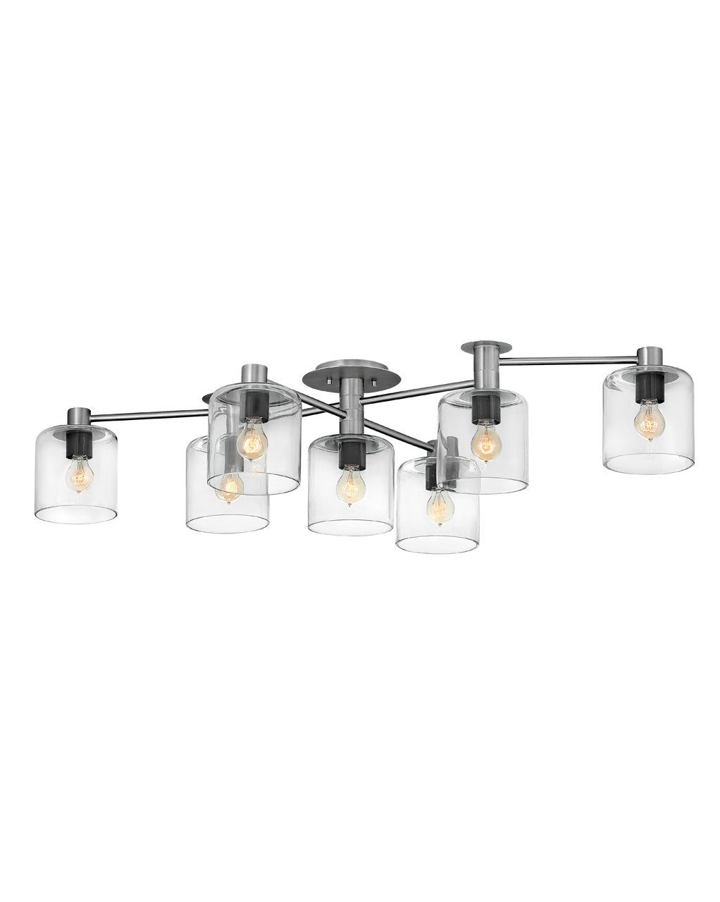 Stylish Axel LED Foyer Pendant Light Fixture in Brushed Nickel Finish - Perfect for Entryway, Hallway & Modern Home Decor