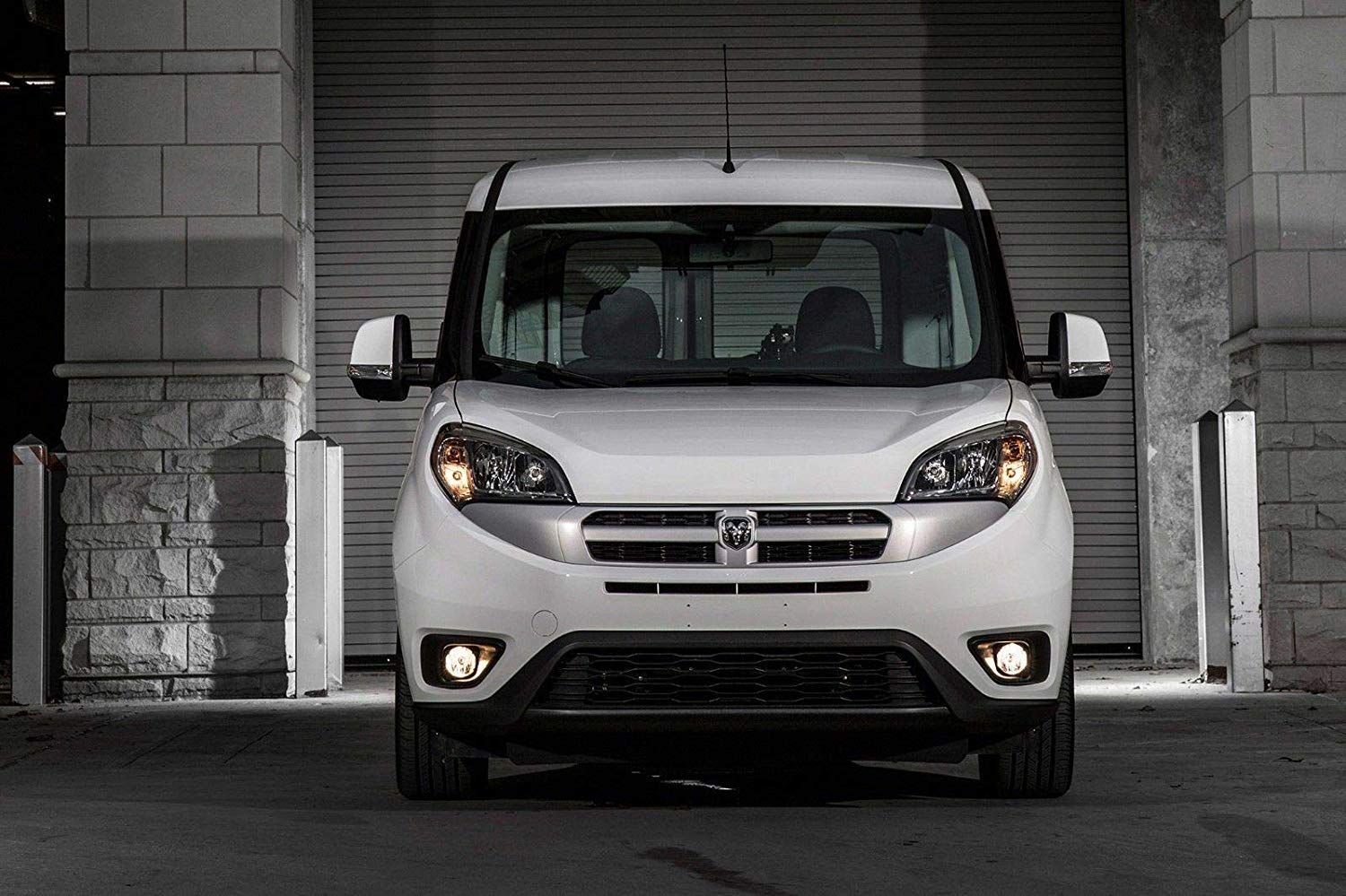 White LED Halo Fog Lights Kit for 2015-2022 Ram ProMaster City - Durable Bright Fog Lamps with Halo Ring for Enhanced Visibility & Style - Perfect for Night Driving, Off-Roading, and Custom Car Upgrades