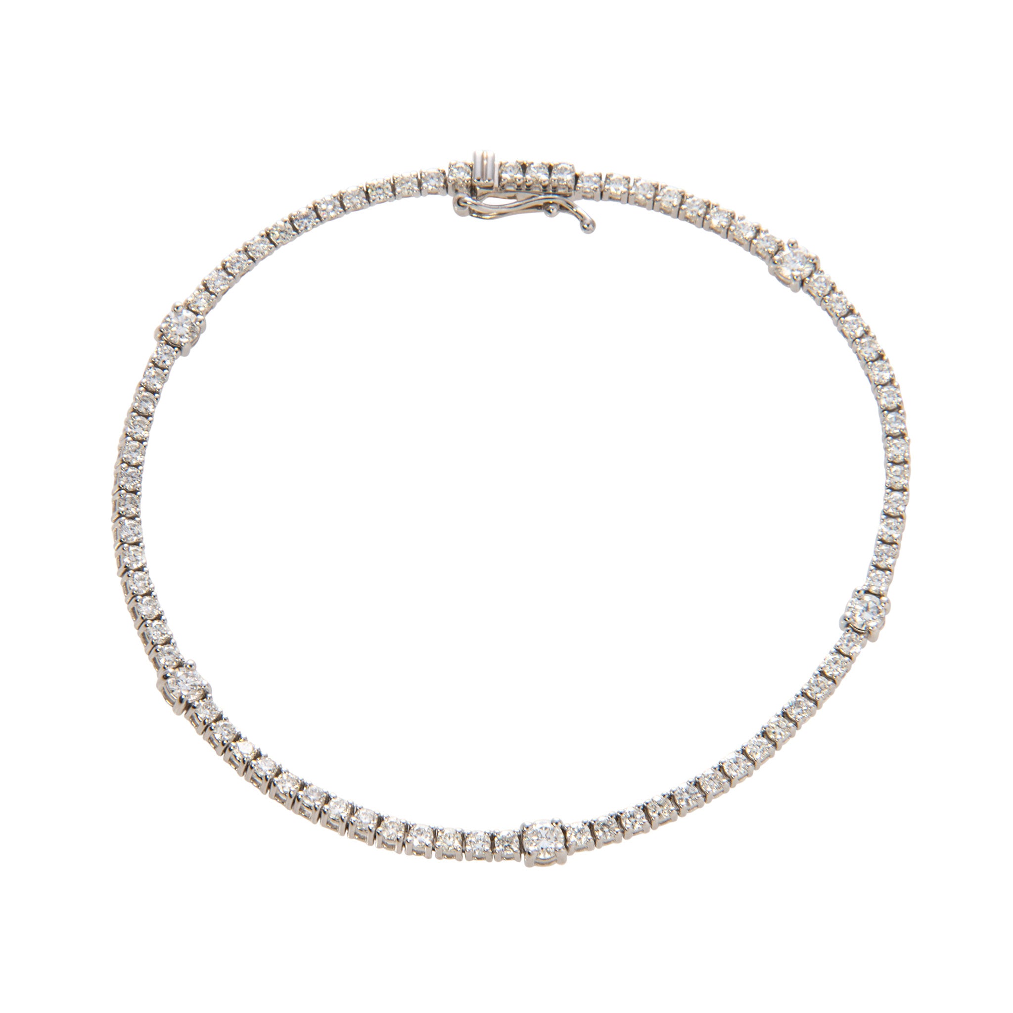 2ctw Diamond Tennis Bracelet in 14K White Gold - Elegant Jewelry for Women, Perfect for Weddings, Parties & Special Occasions