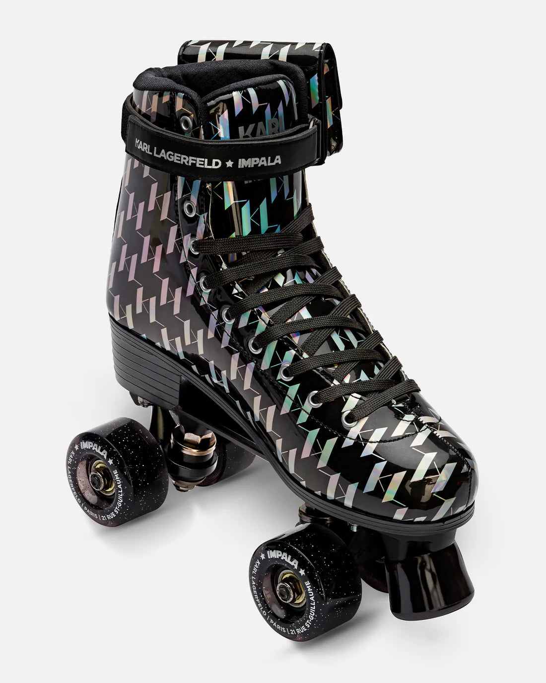 Impala Rollerskates for Women - Karl Lagerfeld Collection - Retro Style Quad Roller Skates for Outdoor & Indoor Skating - Perfect for Rinks, Parks & Roller Disco Parties
