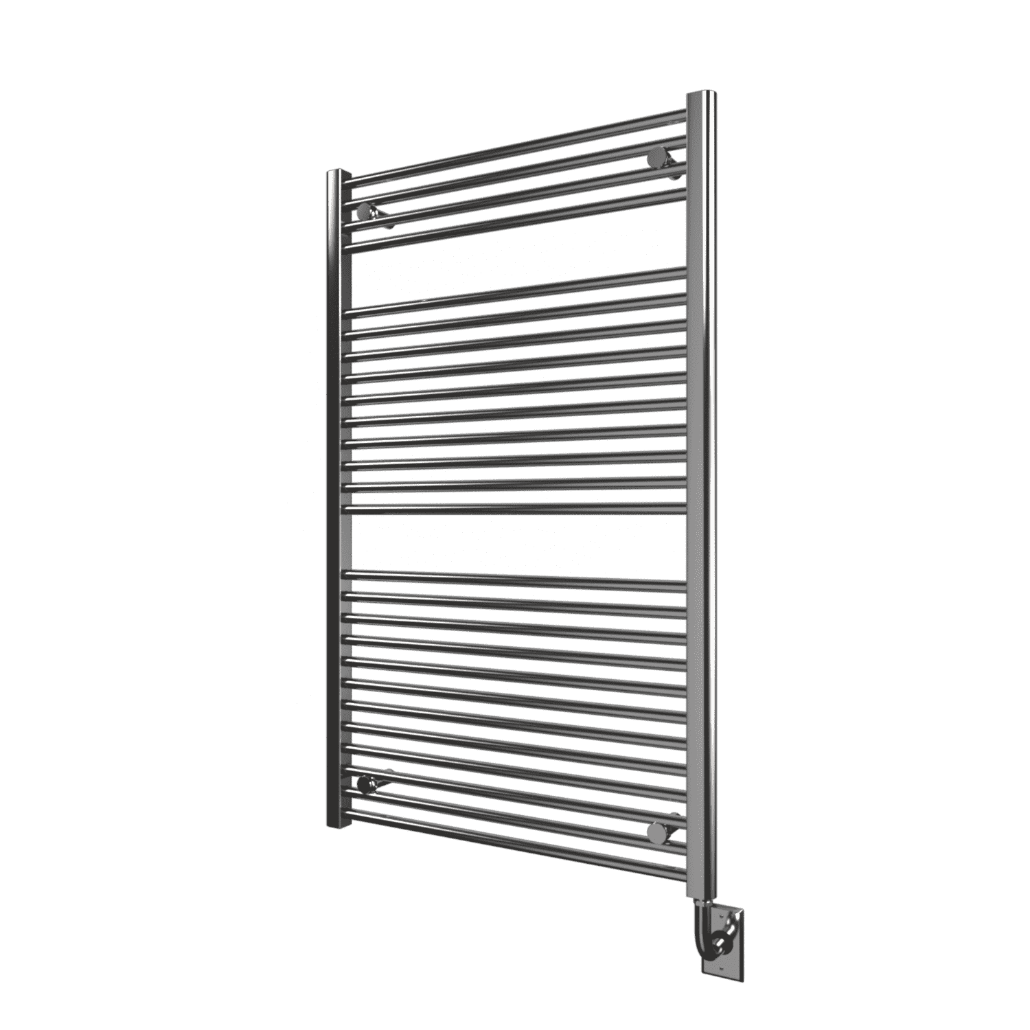 Tuzio Savoy Hardwired or Plug-In Bathroom Towel Warmer - 29.5
