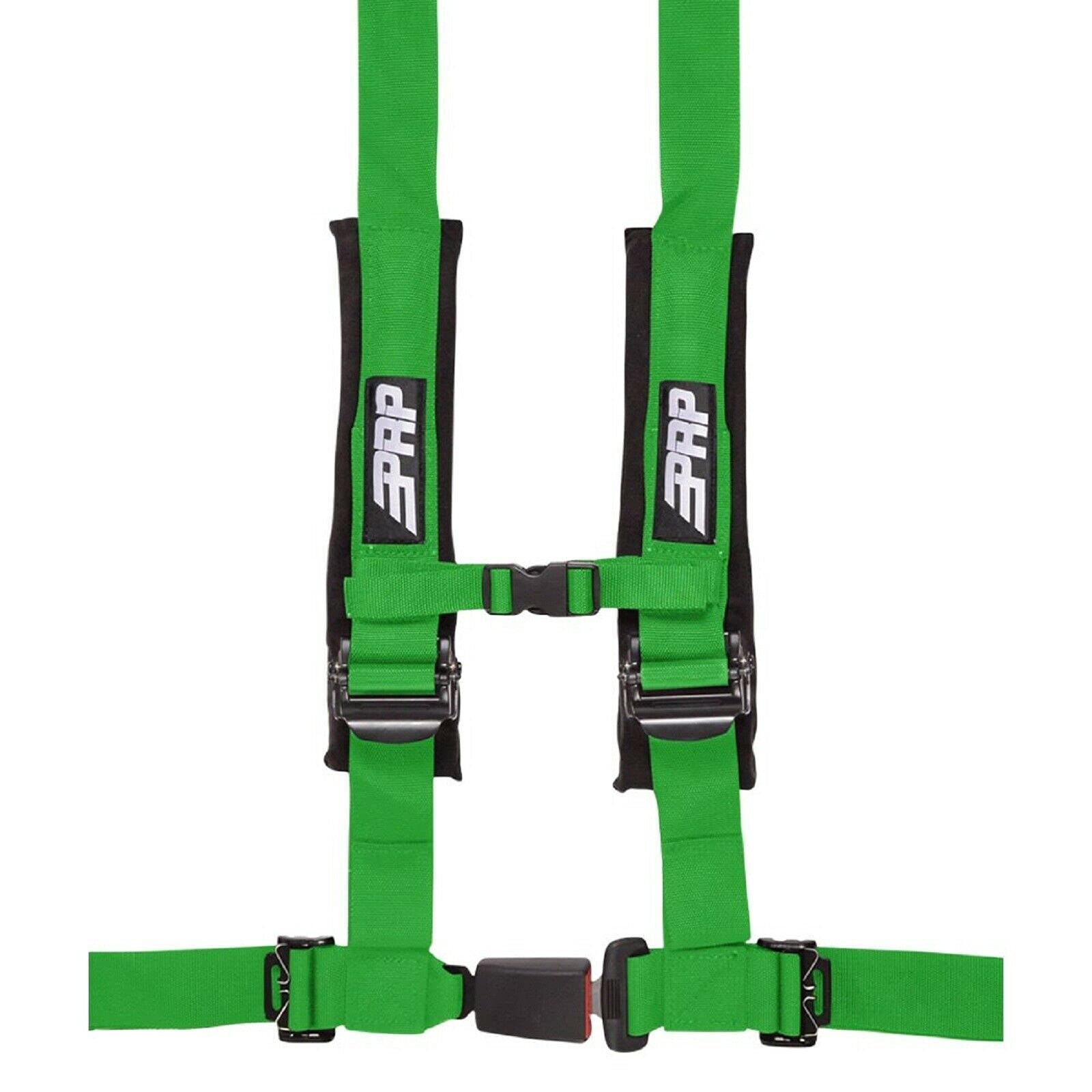 PRP 4.2 SB Auto 2G Green 4-Point Safety Harness with 2