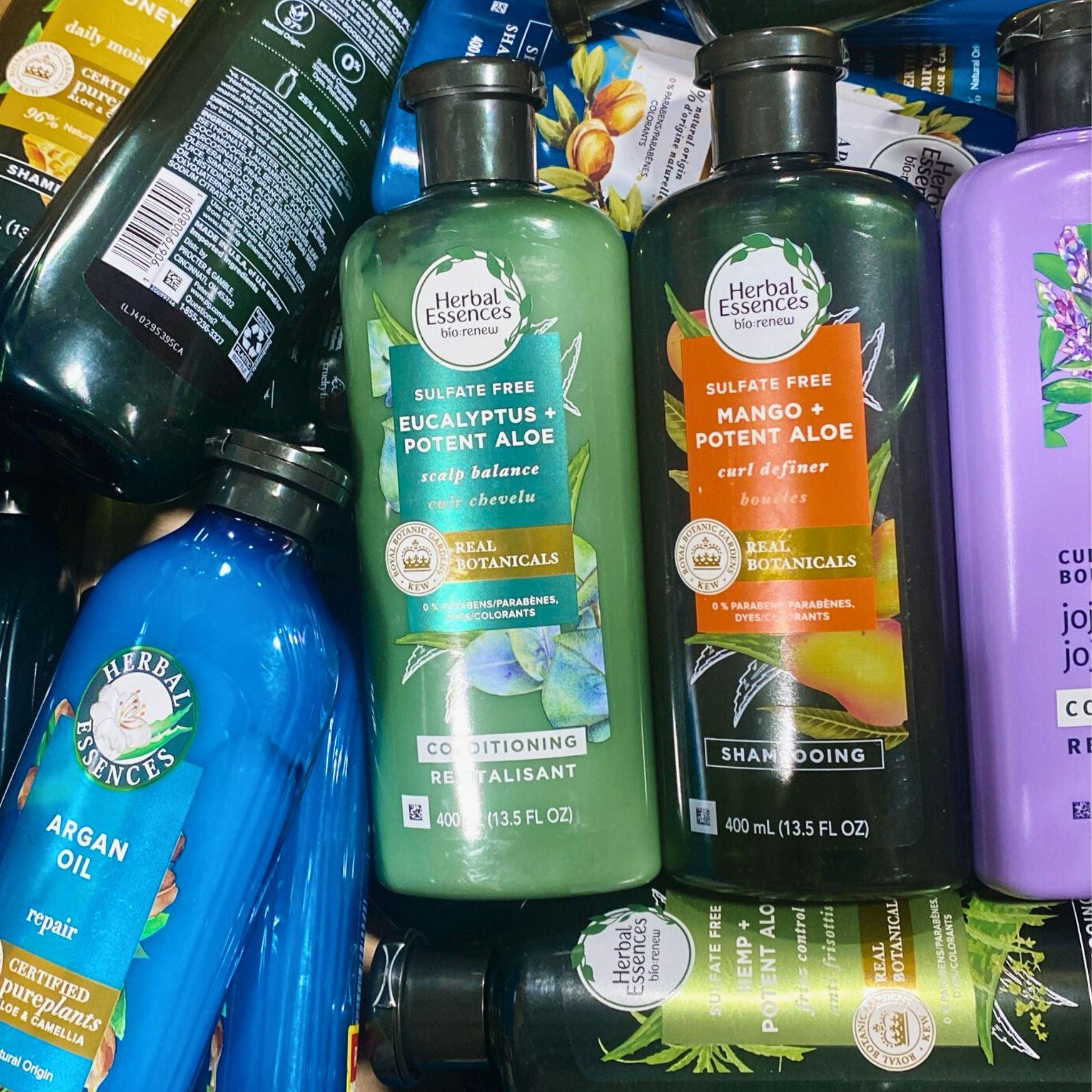 Herbal Essences Shampoo and Conditioner Variety Pack - 60 Pcs Set for Daily Hair Care, Travel & Salon Use