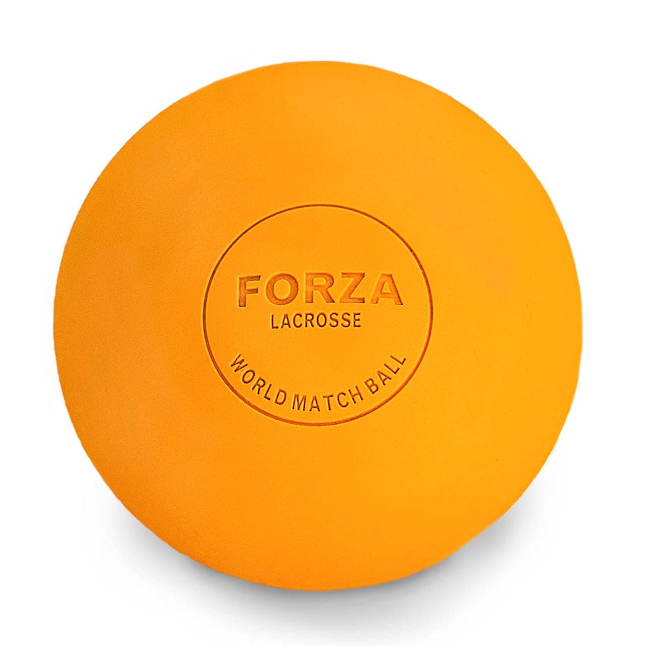 FORZA Lacrosse Relief Massage Balls - Pack of 120 | Deep Tissue Muscle Massager for Pain Relief & Recovery | Foot & Back Massager for Athletes, Yoga, Physical Therapy | Orange Therapy Balls for Sports & Fitness