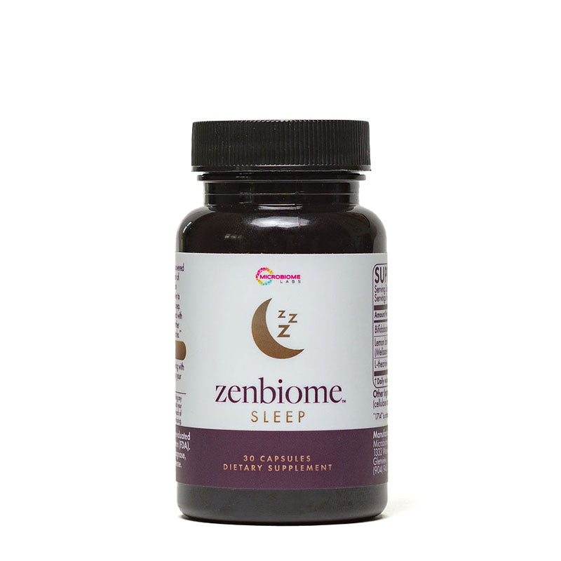 Zenbiome Sleep Supplement - 60 Capsules for Better Sleep & Stress Relief - Natural Sleep Aid for Adults - Improve Sleep Quality & Relaxation - Perfect for Nighttime Use & Travel