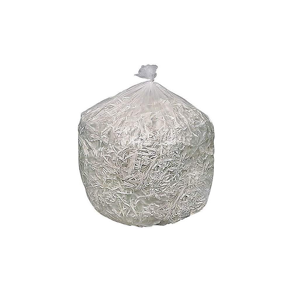 Brighton Professional High Density Clear Trash Bags - 10 Gallon, 1000 Count (1000 Bags per Box) - Heavy Duty Kitchen, Office & Commercial Use Garbage Bags for Waste Disposal