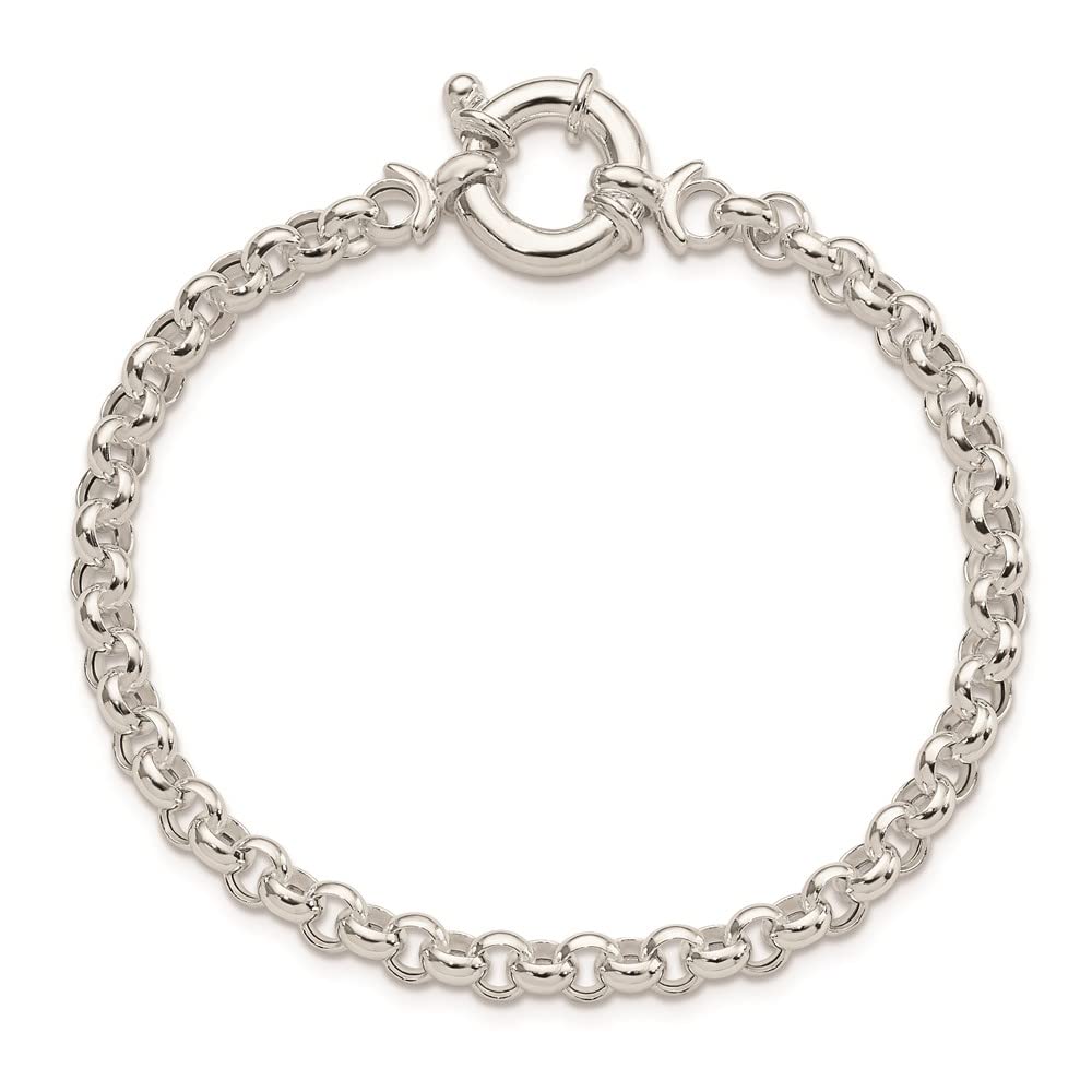IceCarats 925 Sterling Silver Cable Chain Bracelet for Women - 7 Inch Adjustable Length, Dainty Minimalist Jewelry Gift for Her - Perfect for Everyday Wear, Date Nights & Special Occasions