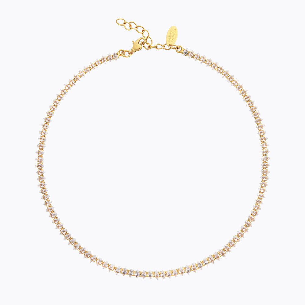 Elegant Crystal Navette Pendant Necklace for Women - Sparkling Gemstone Jewelry Gift for Birthday, Anniversary & Special Occasions | Perfect for Parties, Weddings & Evening Events
