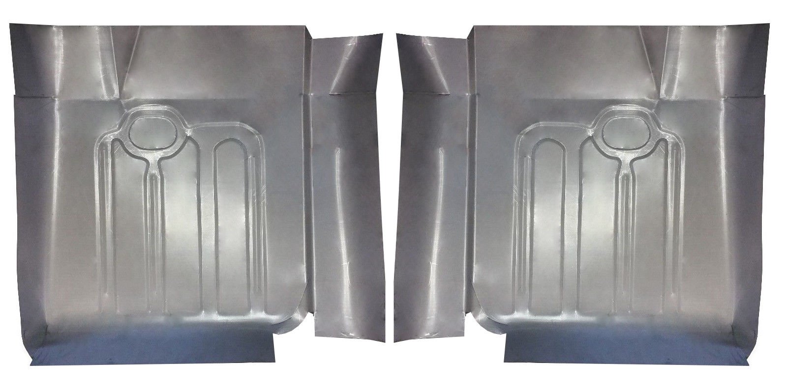 1965-1970 Cadillac Rear Floor Pans Replacement Pair - Motor City Sheet Metal - Perfect for Classic Car Restoration & Rust Repair - Compatible with 1965 1966 1967 1968 1969 1970 Cadillac Models