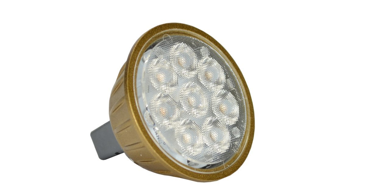 4W MR16 LED Bulb 2700K Warm White - 40° Flood Light for Indoor & Outdoor Use - Perfect for Accent Lighting, Landscape, and Retail Displays