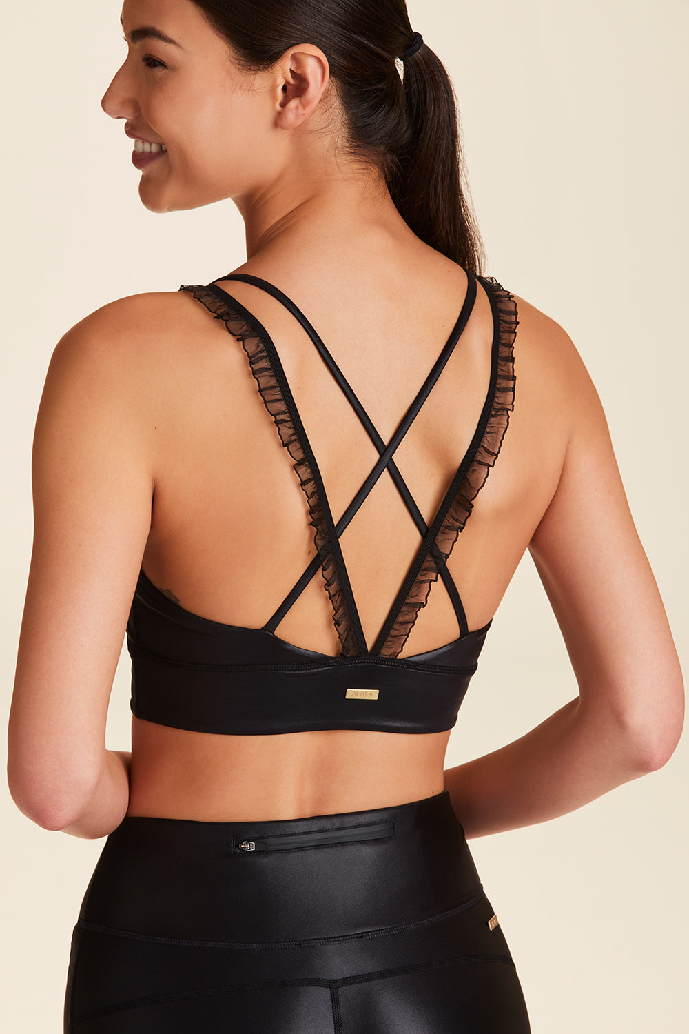 Liquid Black Ribbon Bra - Comfortable Lace Underwear for Women | Perfect for Everyday Wear, Date Nights & Special Occasions