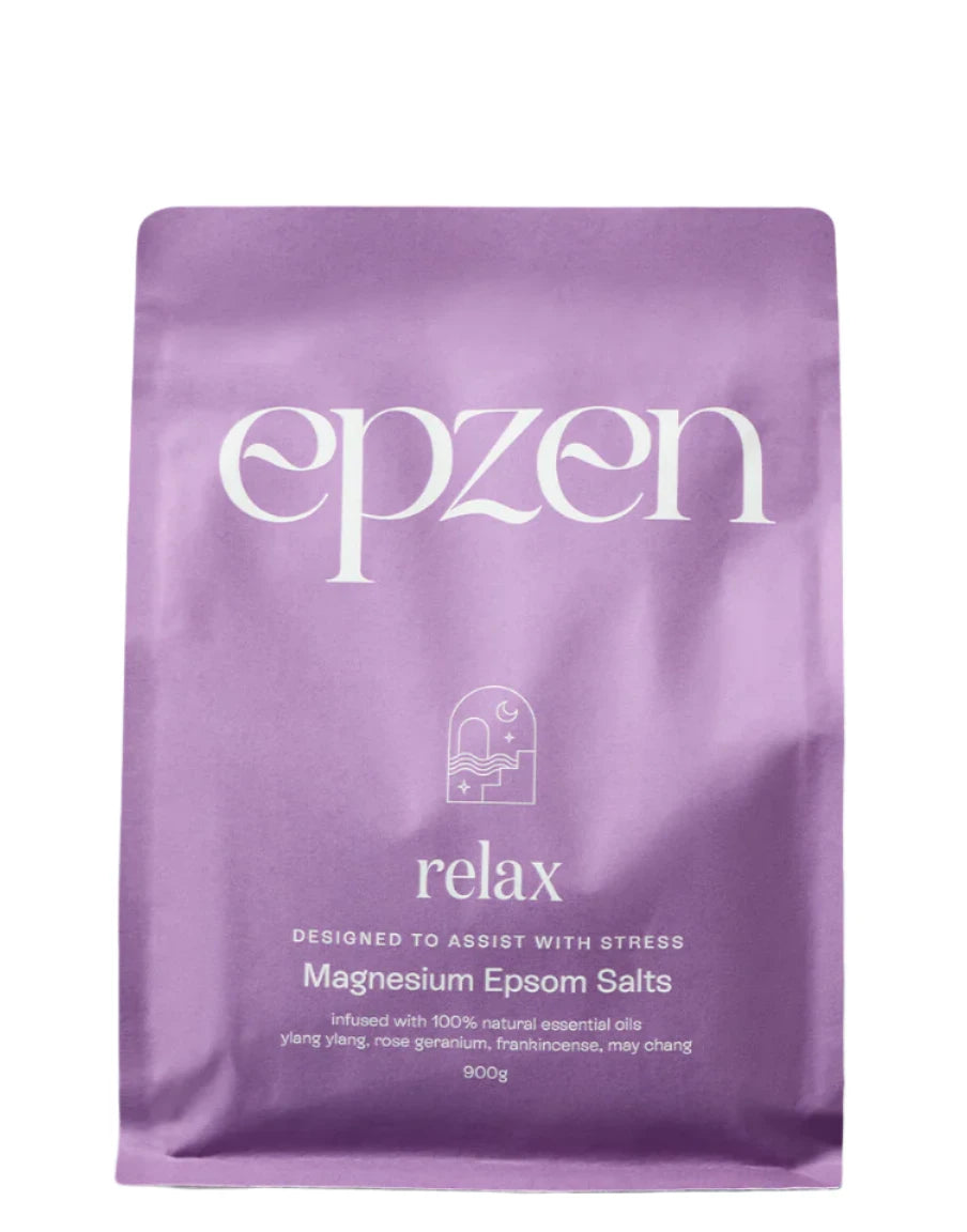Epzen Magnesium Bath Crystals for Relaxation & Muscle Recovery - Pure Epsom Salt Soak for Stress Relief, Better Sleep & Skin Care - Perfect for Post-Workout, Spa Day & Home Relaxation Therapy
