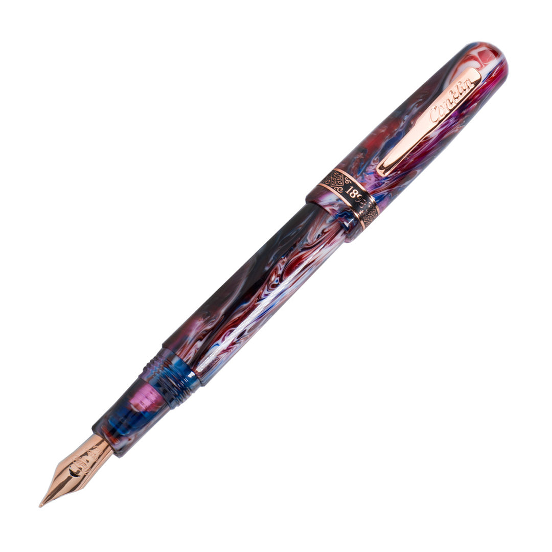 Conklin 1898 Fountain Pen - Misto Purple Limited Edition, Vintage Style Nib for Smooth Writing - Perfect for Calligraphy, Journaling & Gift Giving
