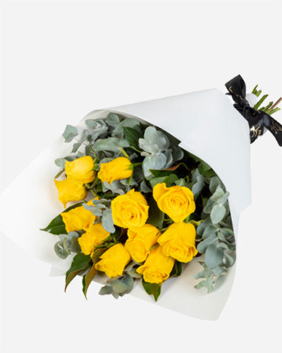 Premium Yellow Roses - Fresh Cut Flowers for Weddings, Anniversaries & Home Decor | Long-Lasting & Fragrant Blooms