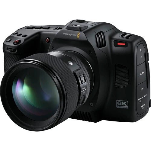 Blackmagic Design Cinema Camera 6K - Professional 6K Digital Film Camera with EF Mount, Full-Frame Sensor & Dual ISO - Perfect for Filmmaking, Documentary & YouTube Content Creation