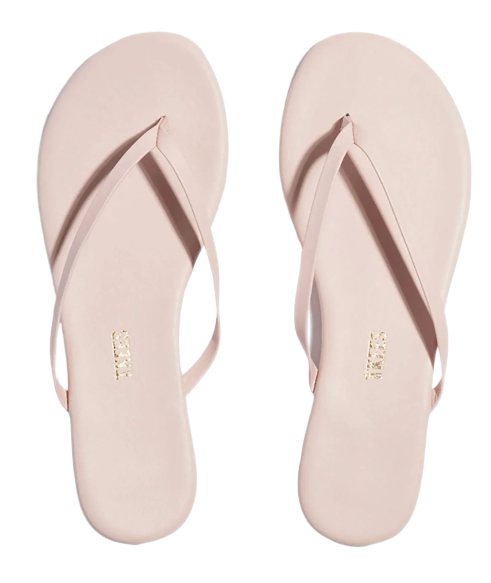 Tkees Women's Soft Pink Flip Flops - Comfortable Solid Color Sandals for Beach, Pool & Summer Outfits
