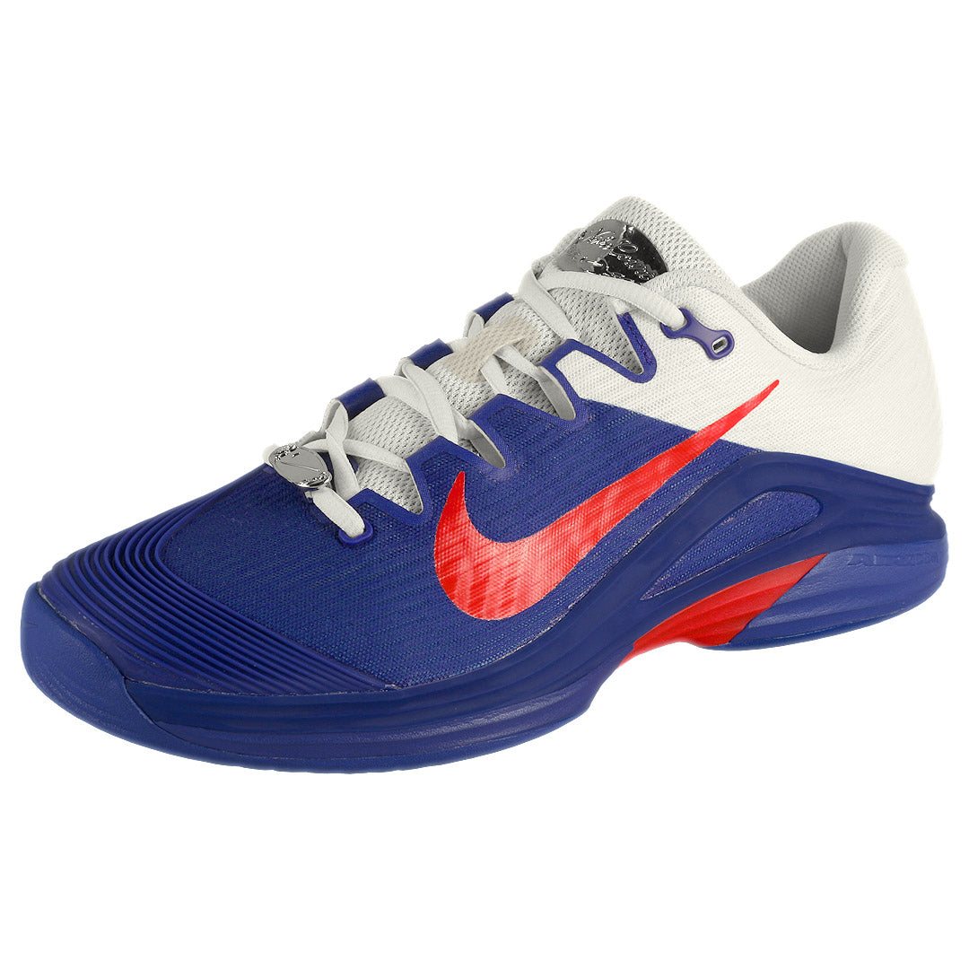 Nike Men's Air Zoom Vapor 12 Premium RG Tennis Shoes - Deep Night/Light Crimson - High-Performance Court Shoes for Competitive Play & Training