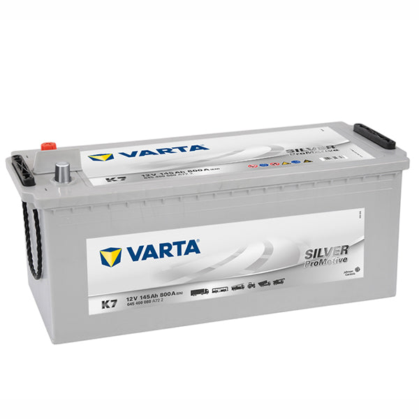 Varta K7 N120 Heavy Duty Commercial Starting Battery - High Performance for Trucks, RVs, and Marine Vehicles