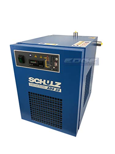 Schulz 35 CFM Refrigerated Air Dryer for Air Compressor Systems - Stand Alone Dryer for 7.5HP & 10HP Compressors | Ideal for Automotive Shops, Industrial Applications & HVAC Systems