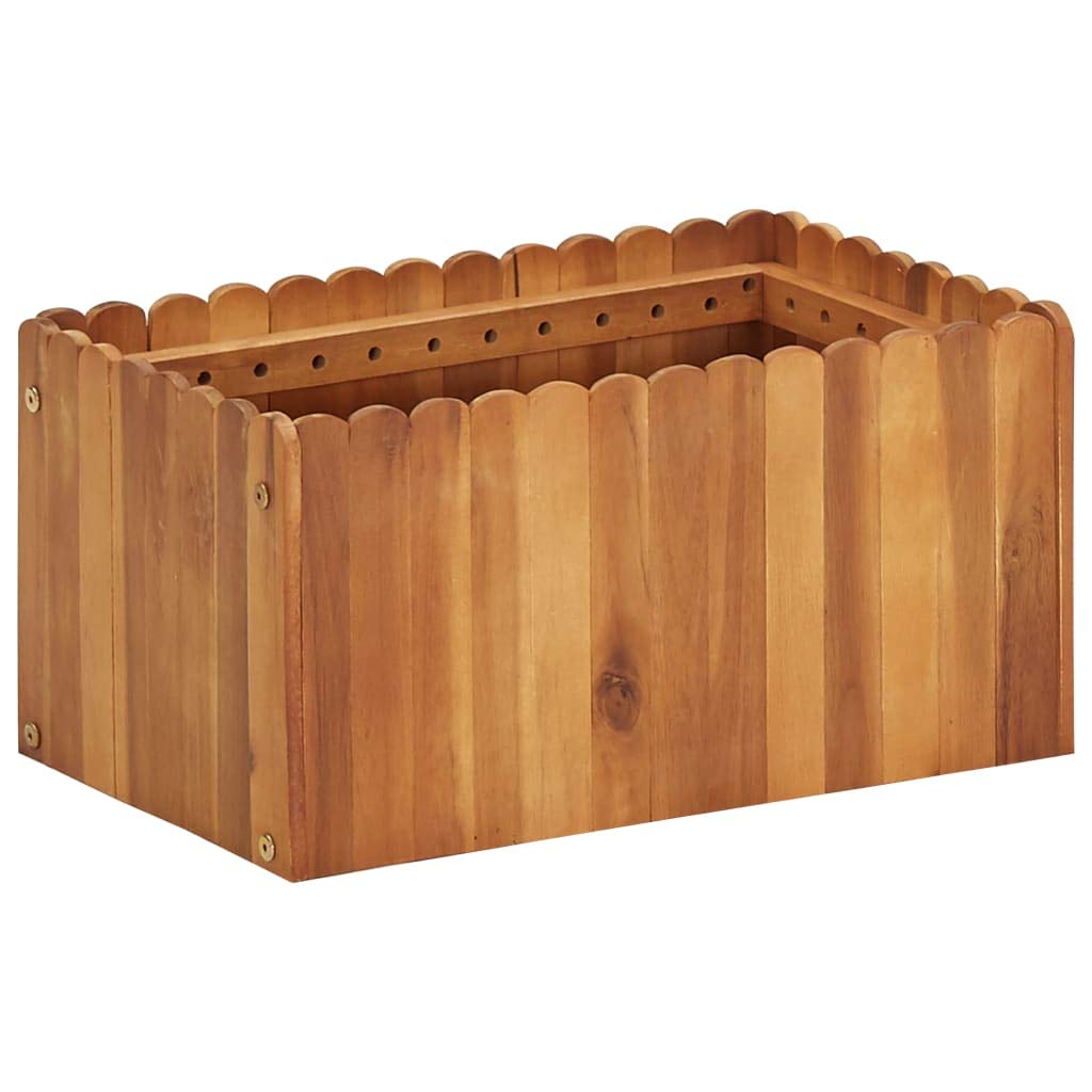 **Sturdy Wooden Raised Garden Box - Above Ground Planter Bed for Vegetables, Flowers & Herbs | DIY & Outdoor Gardening | Perfect for Patios, Backyards & Small Spaces**
