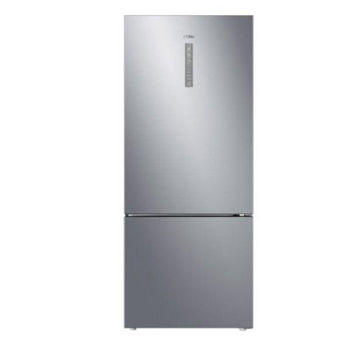 HAIER HRF450BS2 18.2 Cu.Ft Bottom Freezer Refrigerator - Energy Star Silver Stainless Steel for Kitchen, Home & Office Use