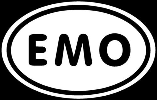 Emo Sticker - Sad Depressed Crazy Blood Cut Funny Vinyl Decal for Windows, Cars, Laptops - Waterproof Durable Die-Cut Decals for Teens Room, Skateboards, Toolboxes - Perfect for DIY Decor & Personalization