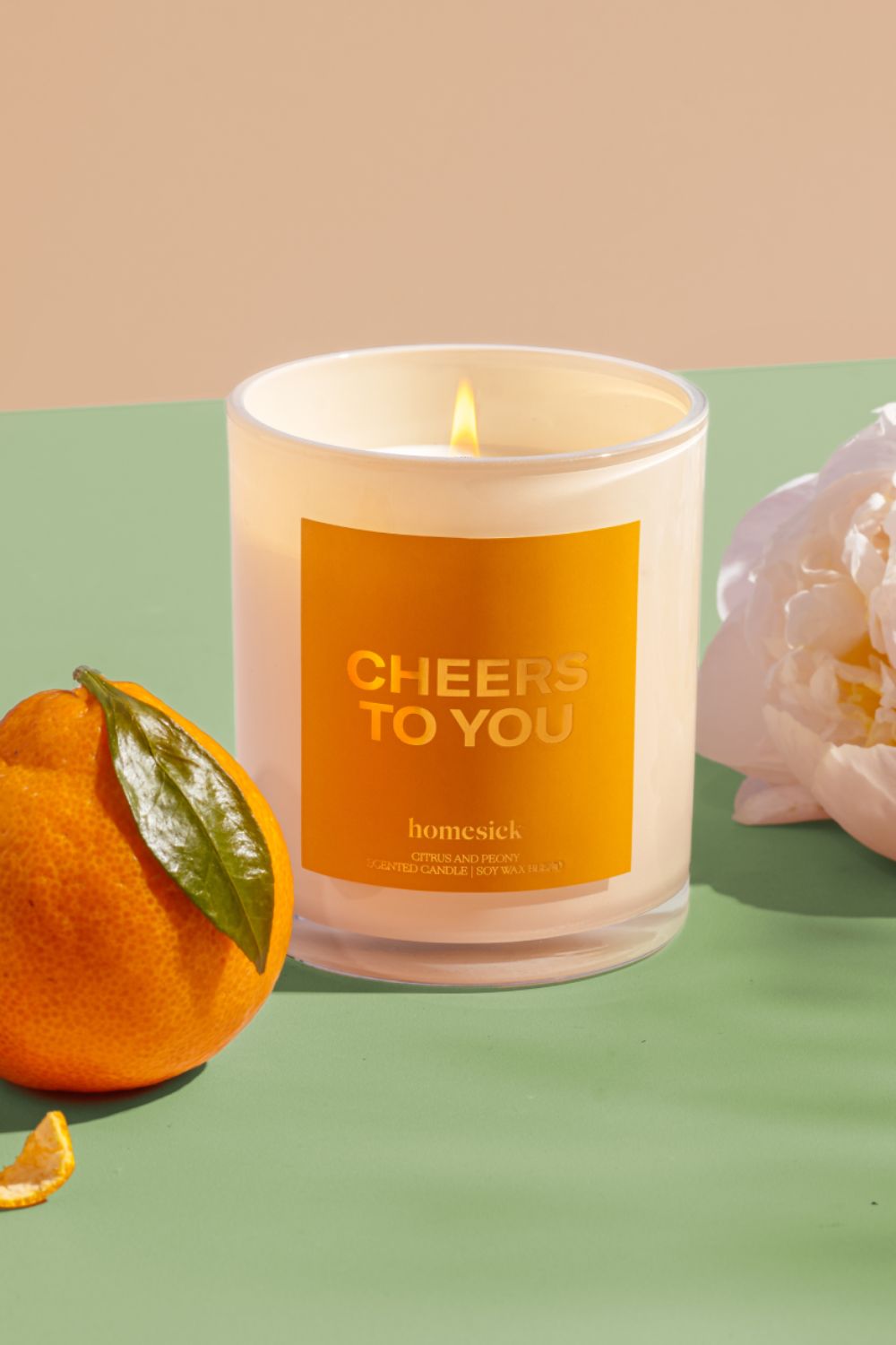 Cheers to You Scented Soy Candle - Handmade Aromatherapy Candle for Relaxation, Gifts & Home Decor - Perfect for Weddings, Spa Nights & Cozy Evenings