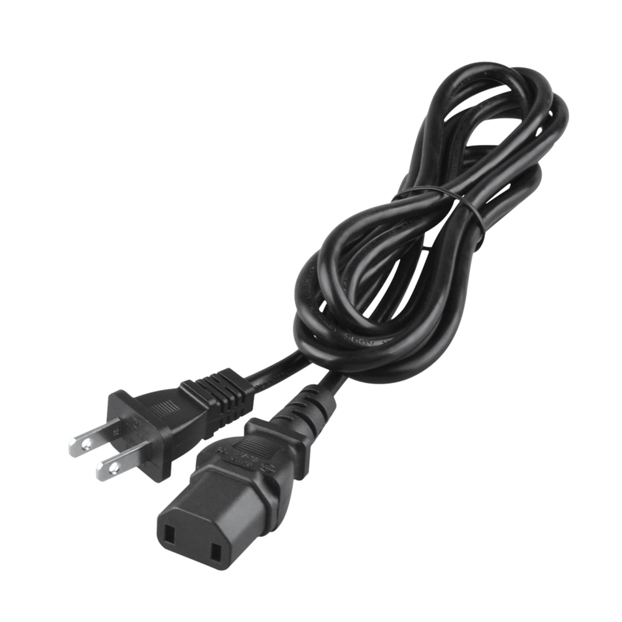 PKPOWER 6.6ft 2-Prong AC Power Cord Replacement for Sony STR-DA2100ES/DA2400ES/DA2800ES - Home Theater & Audio System Power Cable for Sony Receivers & Amplifiers