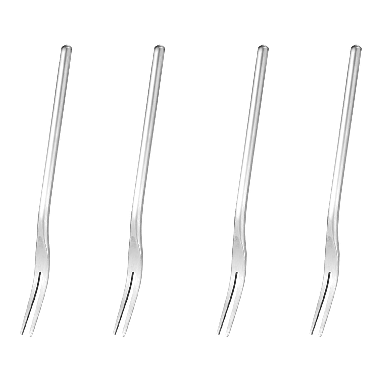 Premium Stainless Steel Dessert Forks Set - 4-Piece 5.1