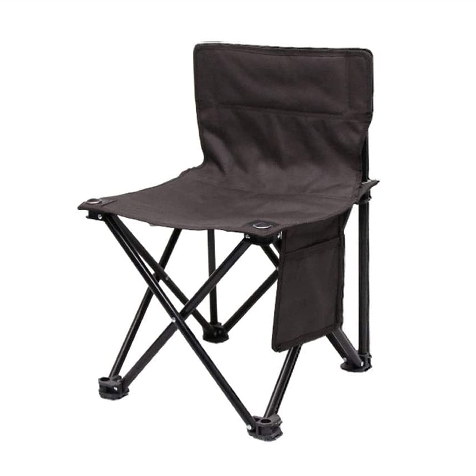 Portable Aluminum Camping Chair with Side Carry Bag - Lightweight Outdoor Folding Chair for Beach, Garden, Fishing & Picnics - Supports 441 lbs (200 kg)