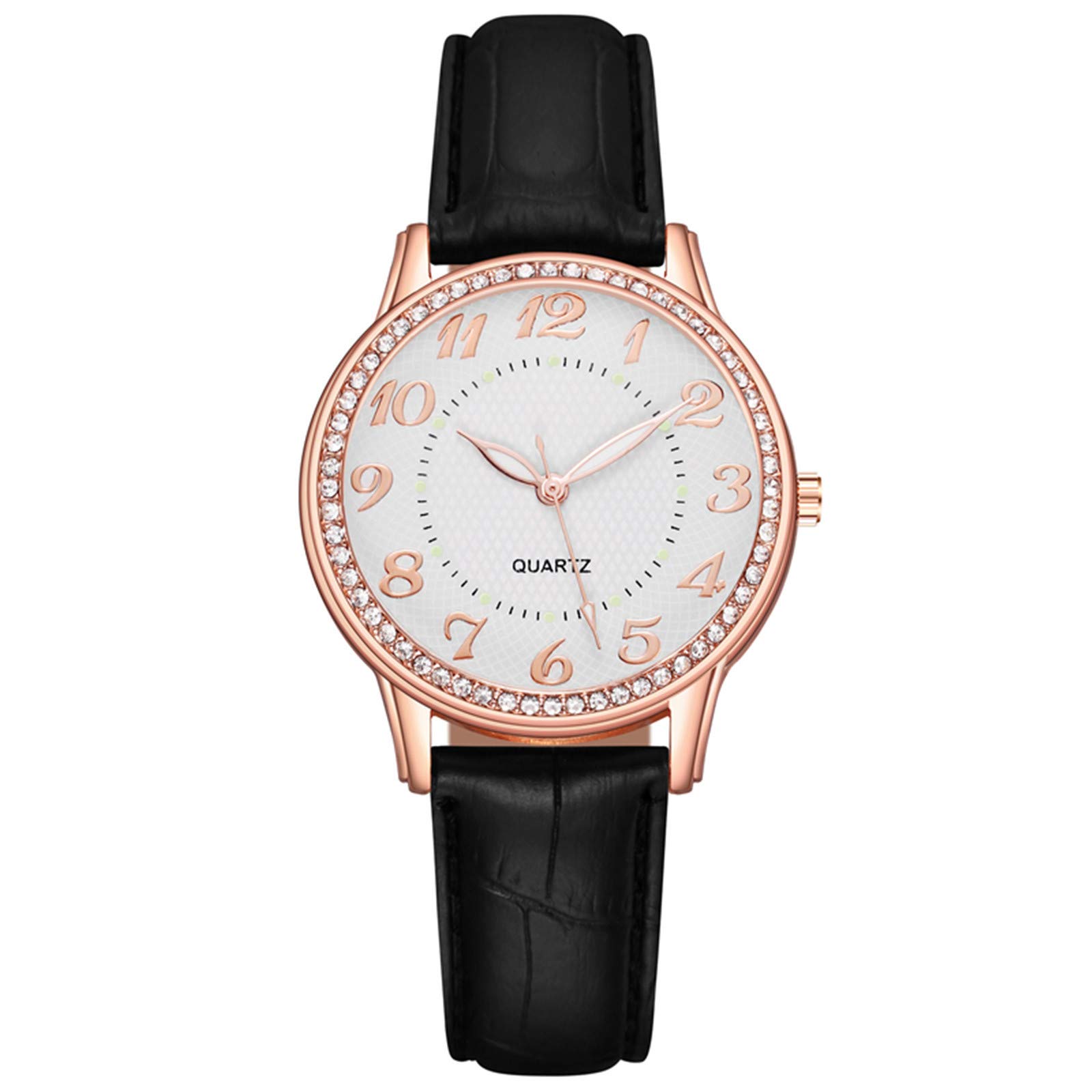 Luxury Diamond Fashion Watch for Men & Women - Adjustable Band for Small Wrists - Perfect for Formal Events, Date Nights & Office Wear