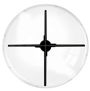 Acrylic Protection Cover for 3D Hologram Fan LED Display - Compatible with 42cm/50cm/65cm/70cm LED Fan Screens | Free Shipping | Perfect for Retail Stores, Exhibitions & Advertising Displays