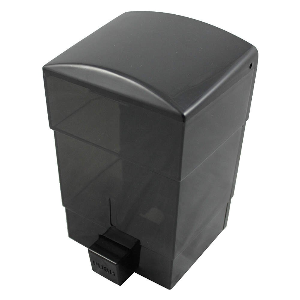 50 oz Black Translucent Soap Dispenser - Touchless Automatic Hand Soap Dispenser for Kitchen, Bathroom, and Office - Refillable & Durable Design