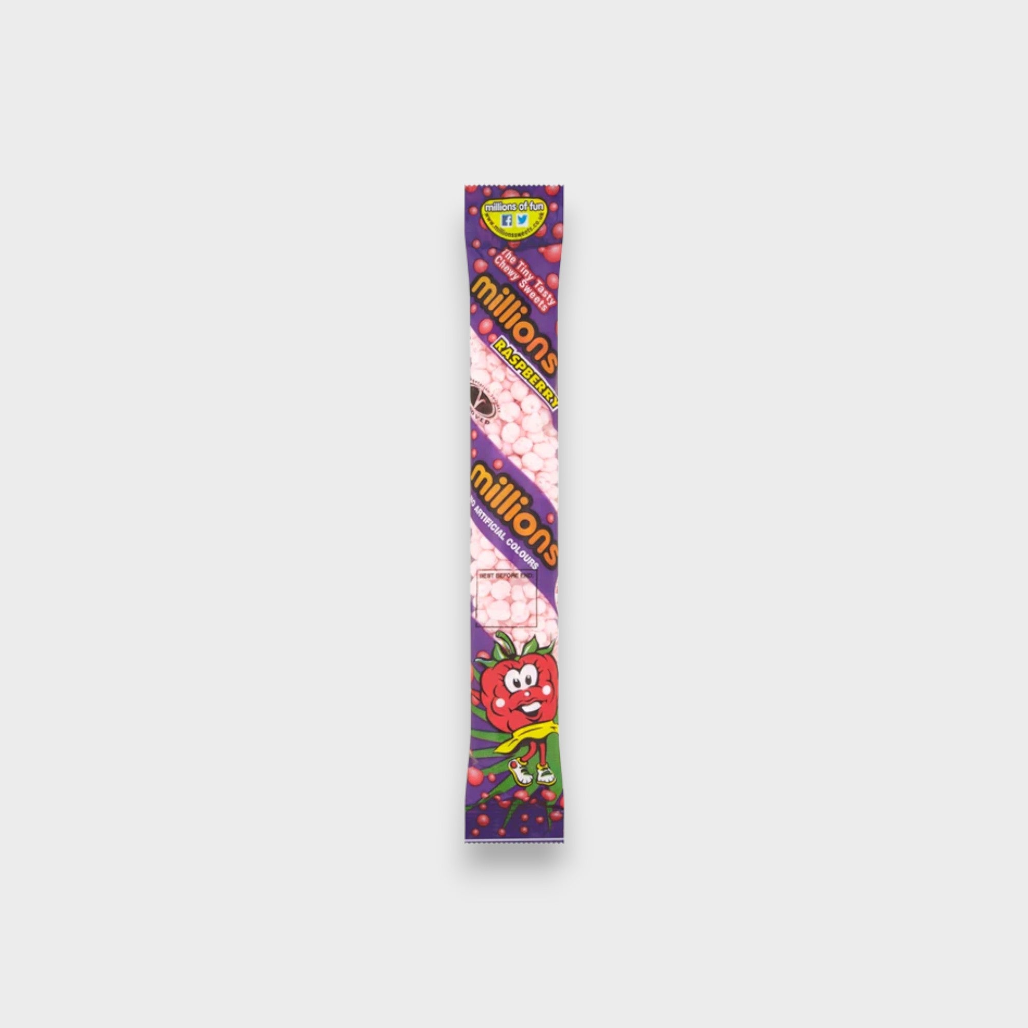 Raspberry Millions - Premium Raspberry Candy for Gifting, Parties & Snacking | Sweet & Tangy Treat for Kids & Adults