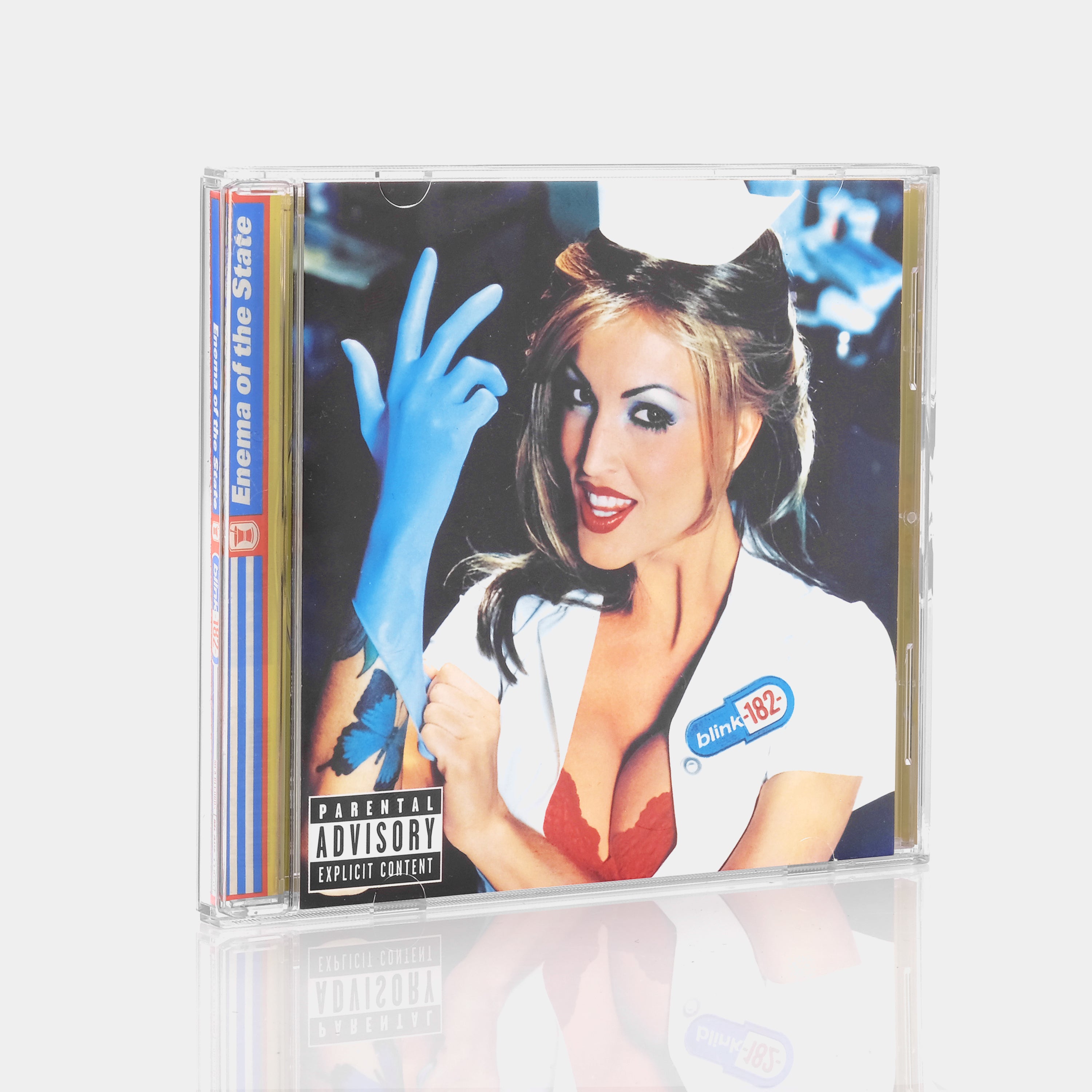 Blink 182 Enema Of The State CD Album | Punk Rock Music | Pop Punk Classics | Perfect for Road Trips, Workouts & Teen Nostalgia