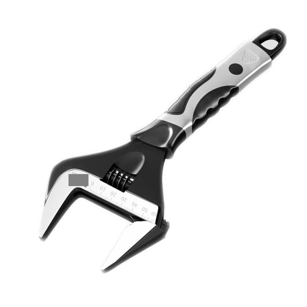 Adjustable Wrench - Large Opening Multifunctional Hand Tool for Bathroom, Kitchen, Plumbing & DIY Projects - Universal Pipe Wrench for Home Repair and Maintenance