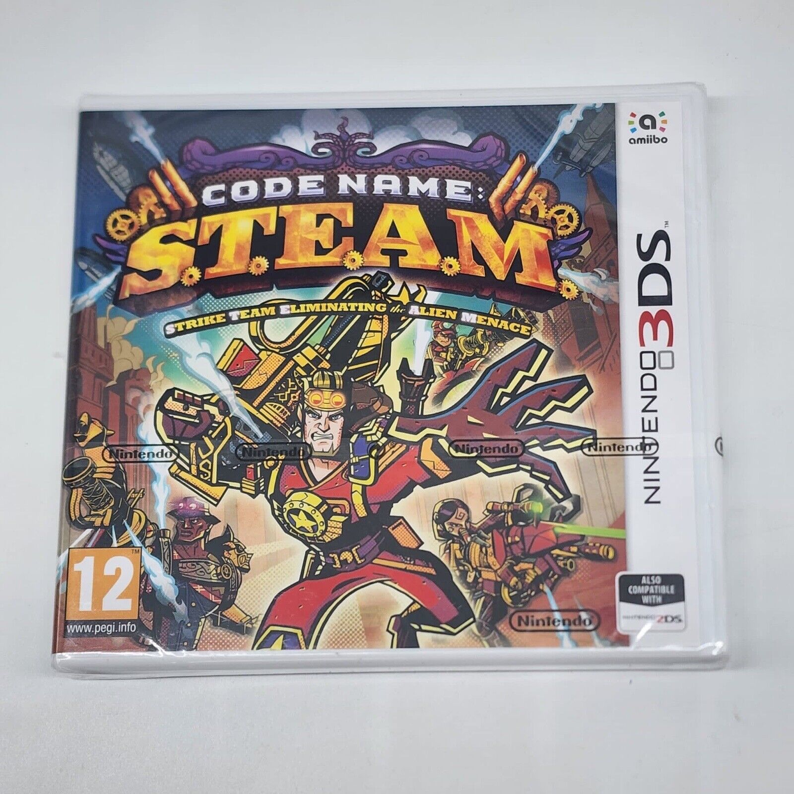 Code Name: S.T.E.A.M. Nintendo 3DS Game - PAL Version - Brand New & Sealed | Strategic Turn-Based Action Adventure for 3DS Gamers